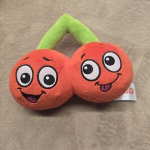 Haribo Candy Gummi Cherries Scented 6" Plush